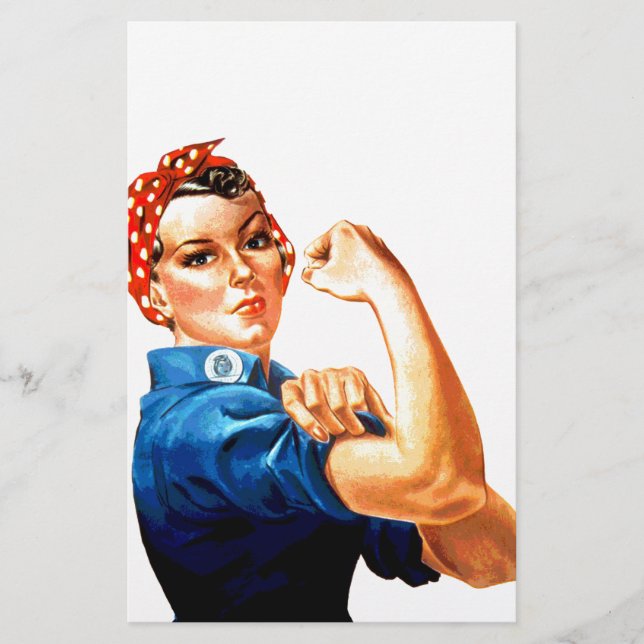 Papelaria Podemos Fazer Isso Rosie a Riveter Propaganda da I (Frente)