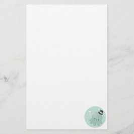 Papelaria Polvo pequeno bonito que veste um chapéu alto