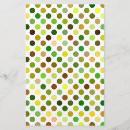 Papelaria Pontos Amarelos e Verde