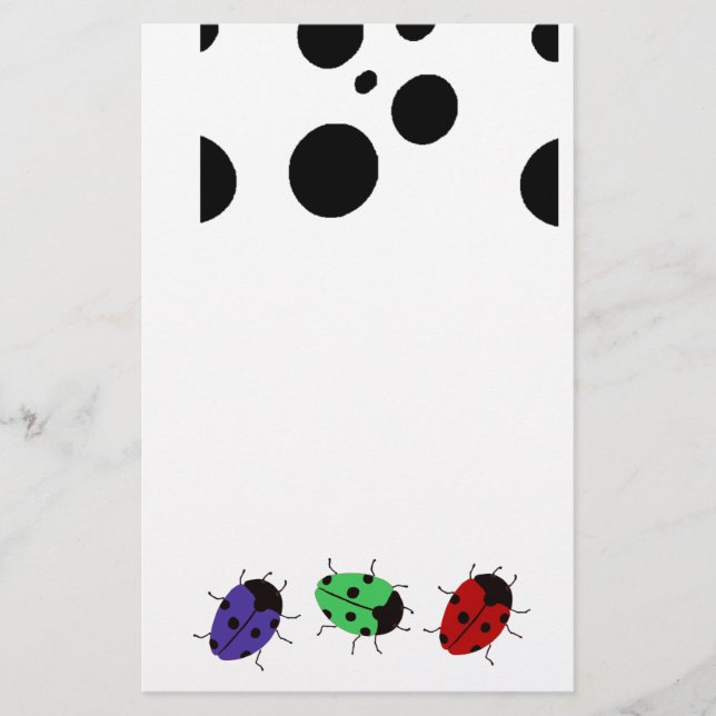 Papelaria Pontos de Ladybug (Frente)