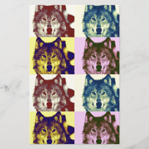 Papelaria Pop Art Wolf