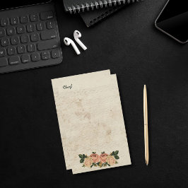 Papelaria Por Seu Floral Russo