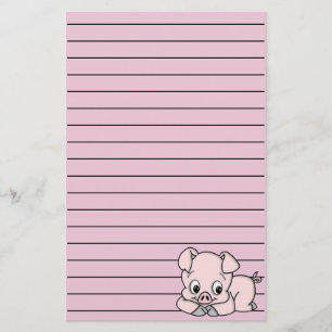 Papelaria Porco Pequeno e Bonito