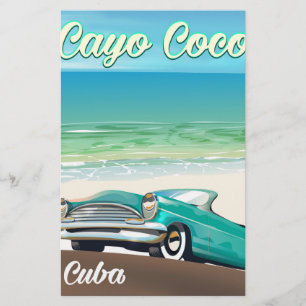 Papelaria Poster de férias de Cayo Coco