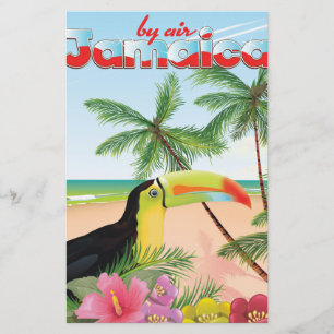Papelaria Poster de praia de Turim na Jamaica