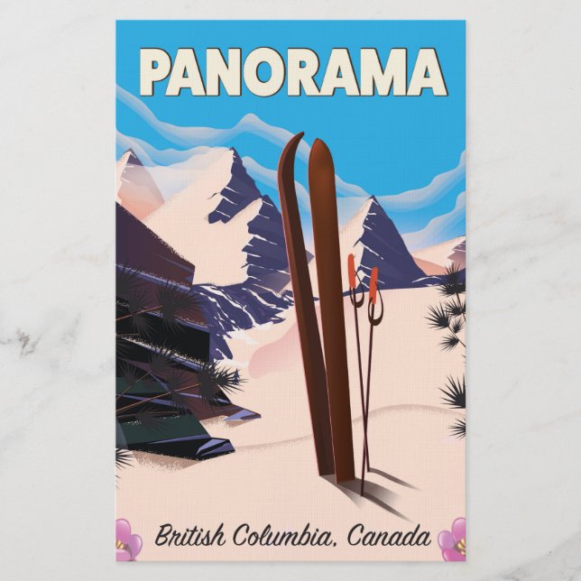 Papelaria Poster de viagens Panorama Canadá (Frente)