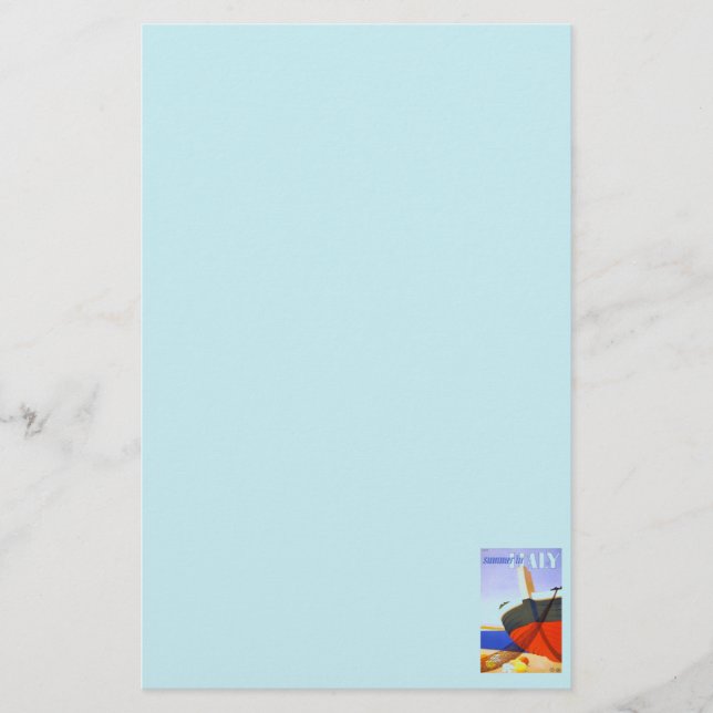 Papelaria poster turístico italiano (Frente)