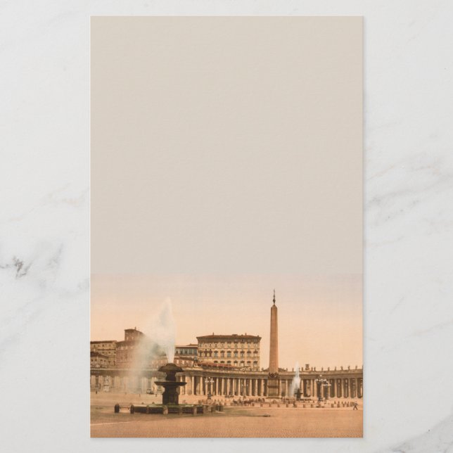 Papelaria Praça de Ruas Peter, Cidade Vaticano (Frente)