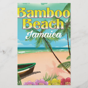 Papelaria Praia de bambu Jamaica