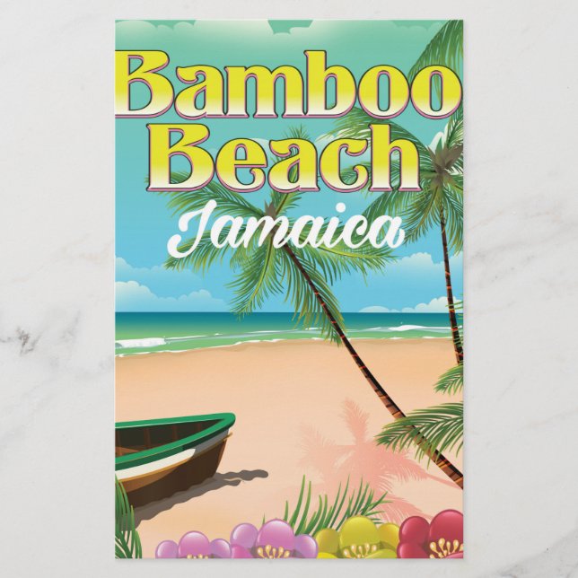 Papelaria Praia de Bambu Jamaica (Frente)
