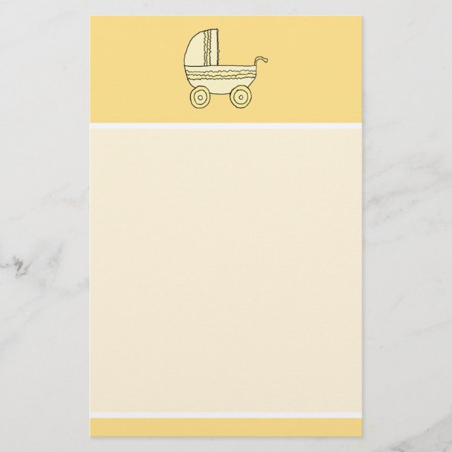 Papelaria Pram Amarelo. (Frente)