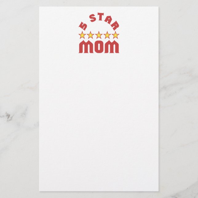 Papelaria Premie Mãe 5 Estrelas (Frente)