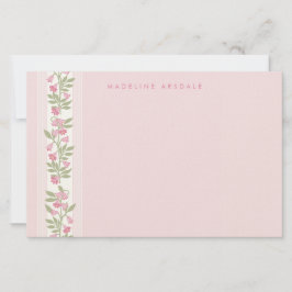 Papelaria Preppy Personalized floral