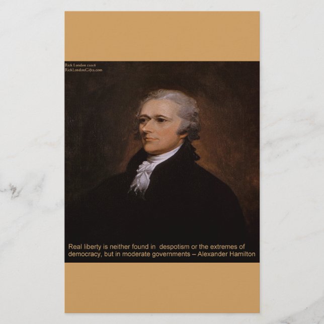 Papelaria Presentes de Alexander Hamilton (Frente)