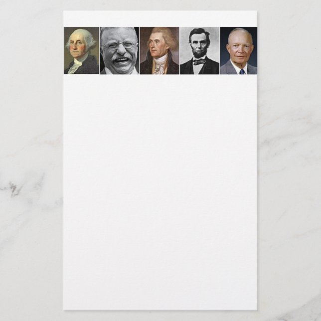 Papelaria Presidentes do passado (Frente)