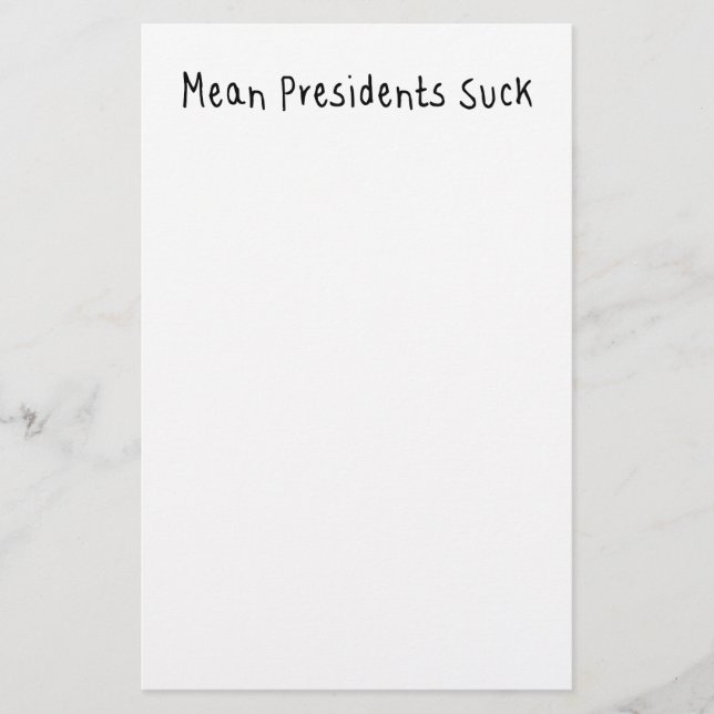 Papelaria Presidentes Médios Suck (Frente)