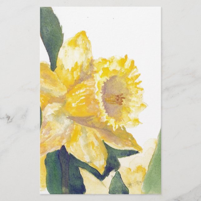 Papelaria Primavera Daffodils (Frente)
