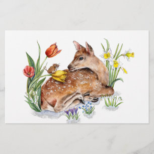 Papelaria Primavera Deer