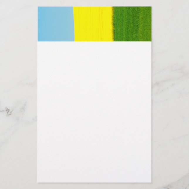 Papelaria Primavera Landscape Meadow (Frente)