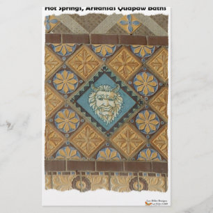Papelaria Primaveras Quentes, Azulejos de Dome AR Quapaw Ofe