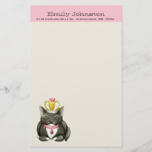 Papelaria Princesa bonito Gatinho Costume Artigos de