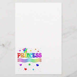 Papelaria Princesa bonito Tiara do arco-íris do clipart dos