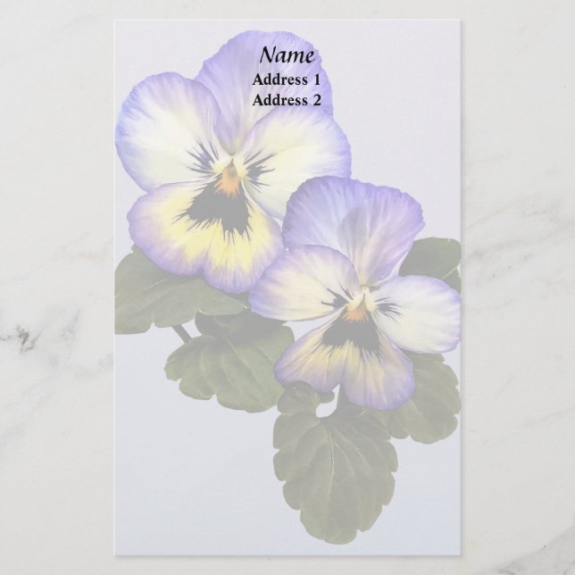 Papelaria Produtos de Casamento Pansy Duo (Frente)