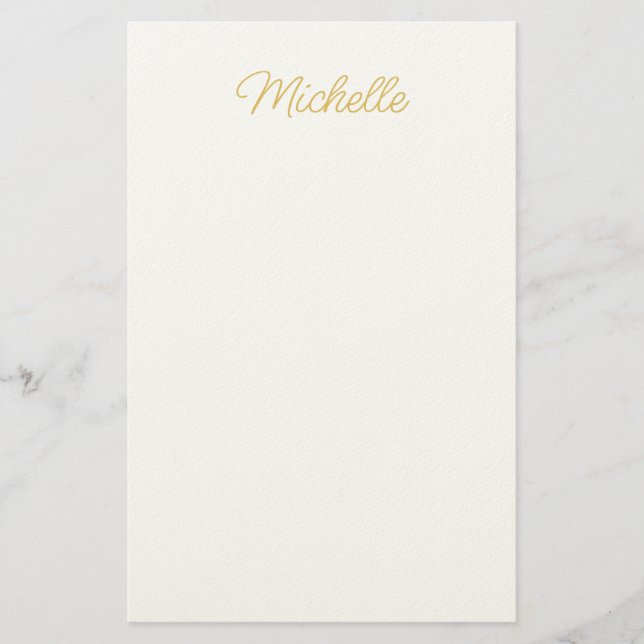 Papelaria Professional Classical Minimalist Plain Own Name (Frente)