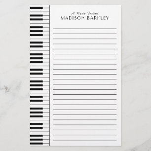 Papelaria Professor de Música Piano Musical