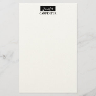 Papelaria Profissional elegante moderno minimalista simples