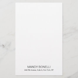 Papelaria Profissional elegante moderno minimalista trendy