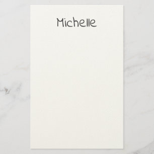 Papelaria Profissional Minimalista Moderno Nome Próprio Simp