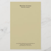 Profissional Minimalista Moderno Plano Areia Paste