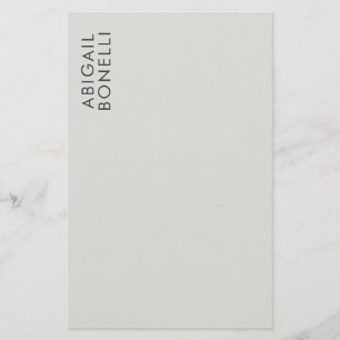 Papelaria Profissional minimalista moderno simples nome próp