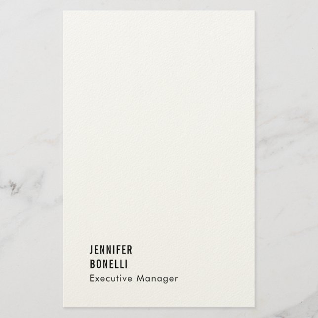 Papelaria Profissional minimalista moderno trendy (Frente)