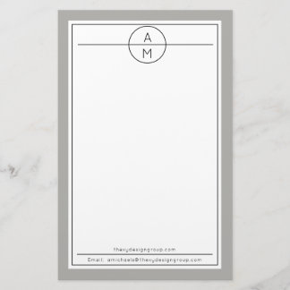 Papelaria Profissional moderno minimalista unisex branco das