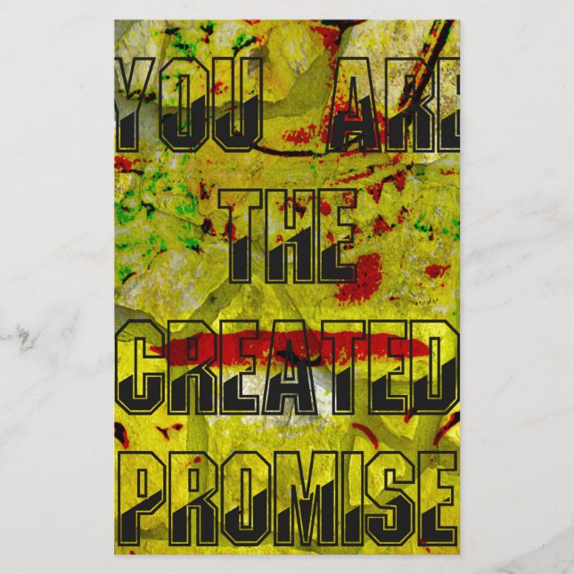 Papelaria Promessa do ouro: O Script do Ouro do Destino (Frente)