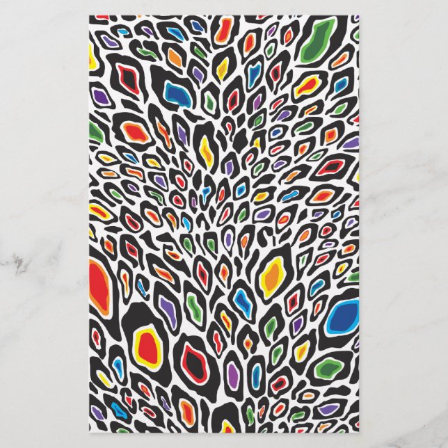 Papelaria Psychedelic Cheetah (Frente)