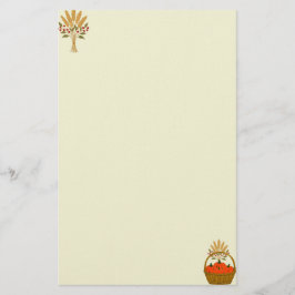 Papelaria 💌 **Pumpkin & Wheat Basket Stationery