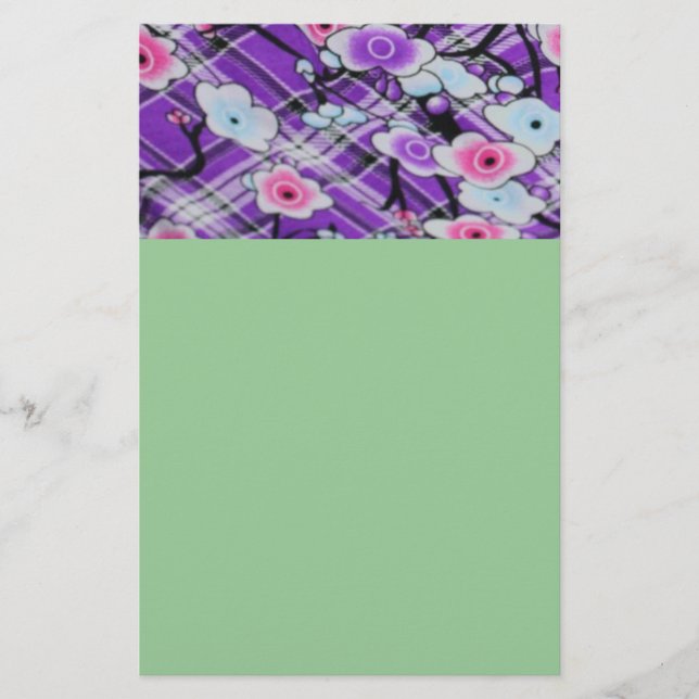 Papelaria Purple Floral (Frente)