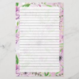 Papelaria Purple Floral