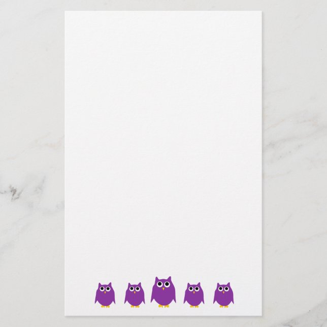 Papelaria Purple Owl Design (Frente)