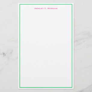 Papelaria Quadro Simplicidade cor-de-rosa super-quente Emera