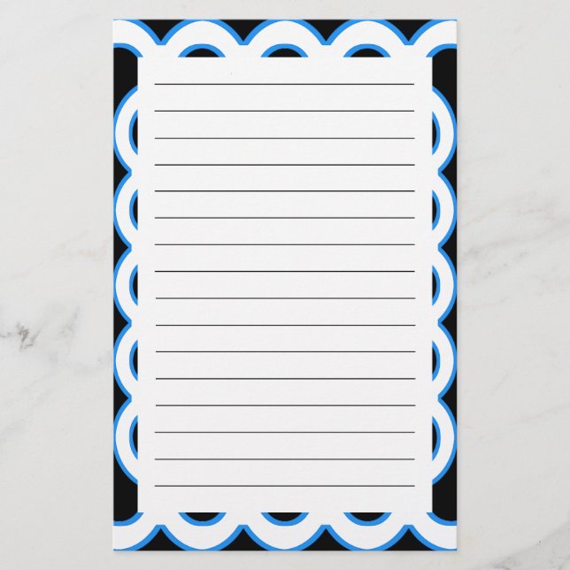 Papelaria Quadros Wavy (Frente)