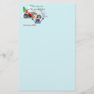 Papelaria Quando estiver na lista travessa de Papais noeis