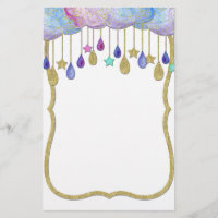 Rainbow Cloud Stars Perigosa Glitter Baby
