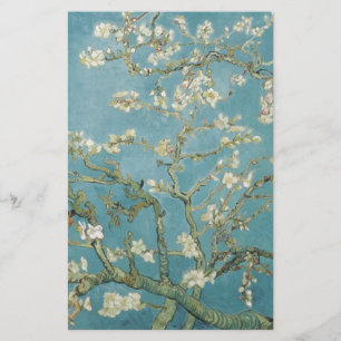 Papelaria Ramos de Vincent van Gogh da árvore de amêndoa