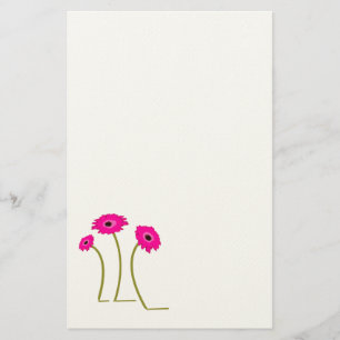 Papelaria Raspberry Gerber Daisy