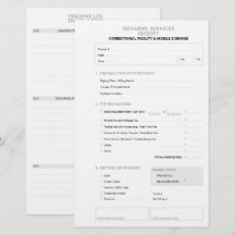 Recibo de fatura de assinatura de notário público 