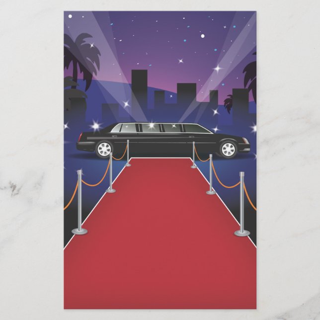 Papelaria Red Carpet Celebrity Limo (Frente)